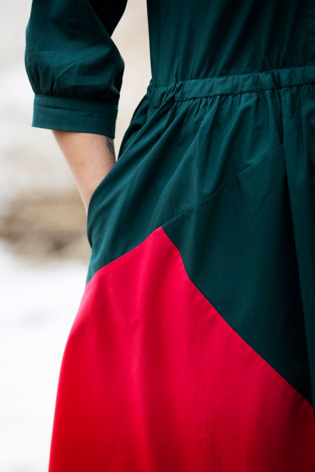 DYNAMO Dress by Kaisa Rissanen PDF Sewing Pattern - TAUKO - Simplifi Fabric