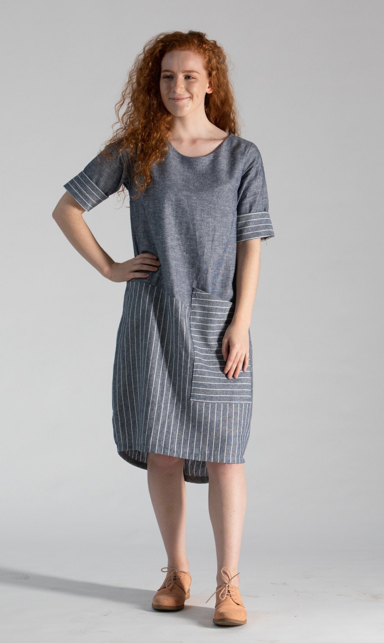 Eclipse Dress - Paper Sewing Pattern - Sew Different - Simplifi Fabric