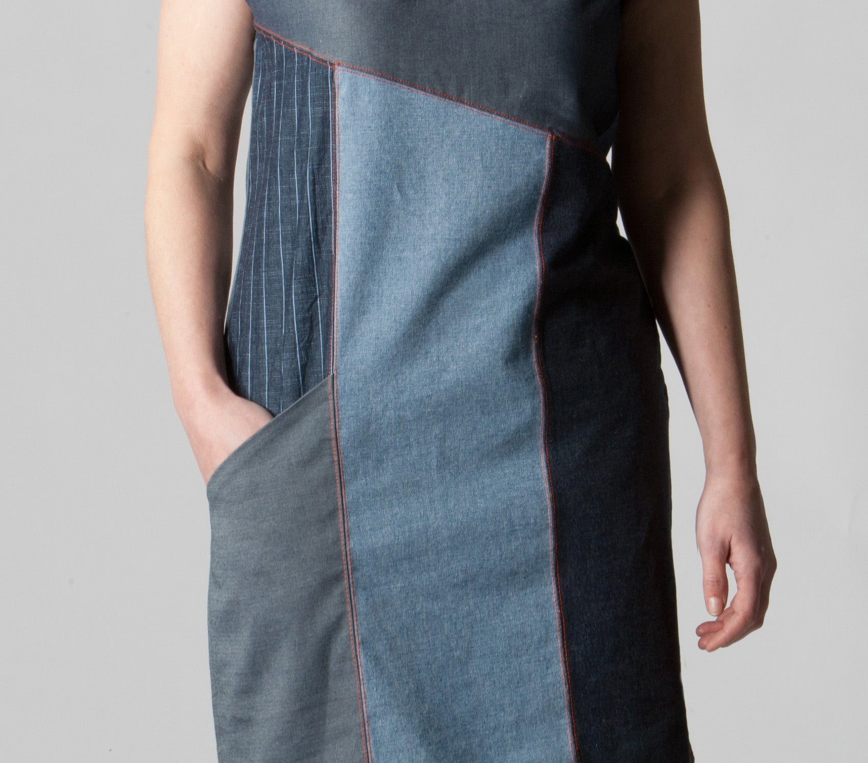 Essential Denim Dress - Paper Sewing Pattern - Sew Different - Simplifi Fabric