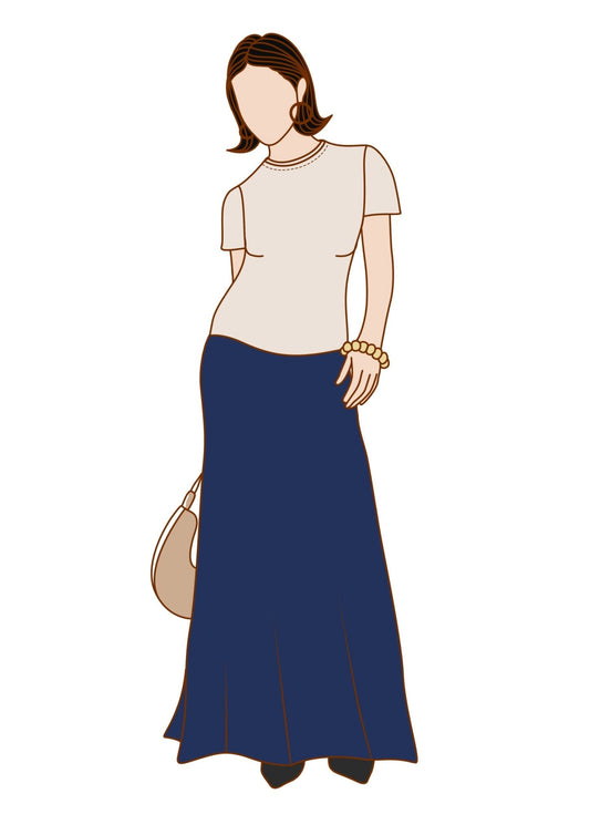 Essential Edit Skirt Sewing Pattern - Size Me - Simplifi Fabric