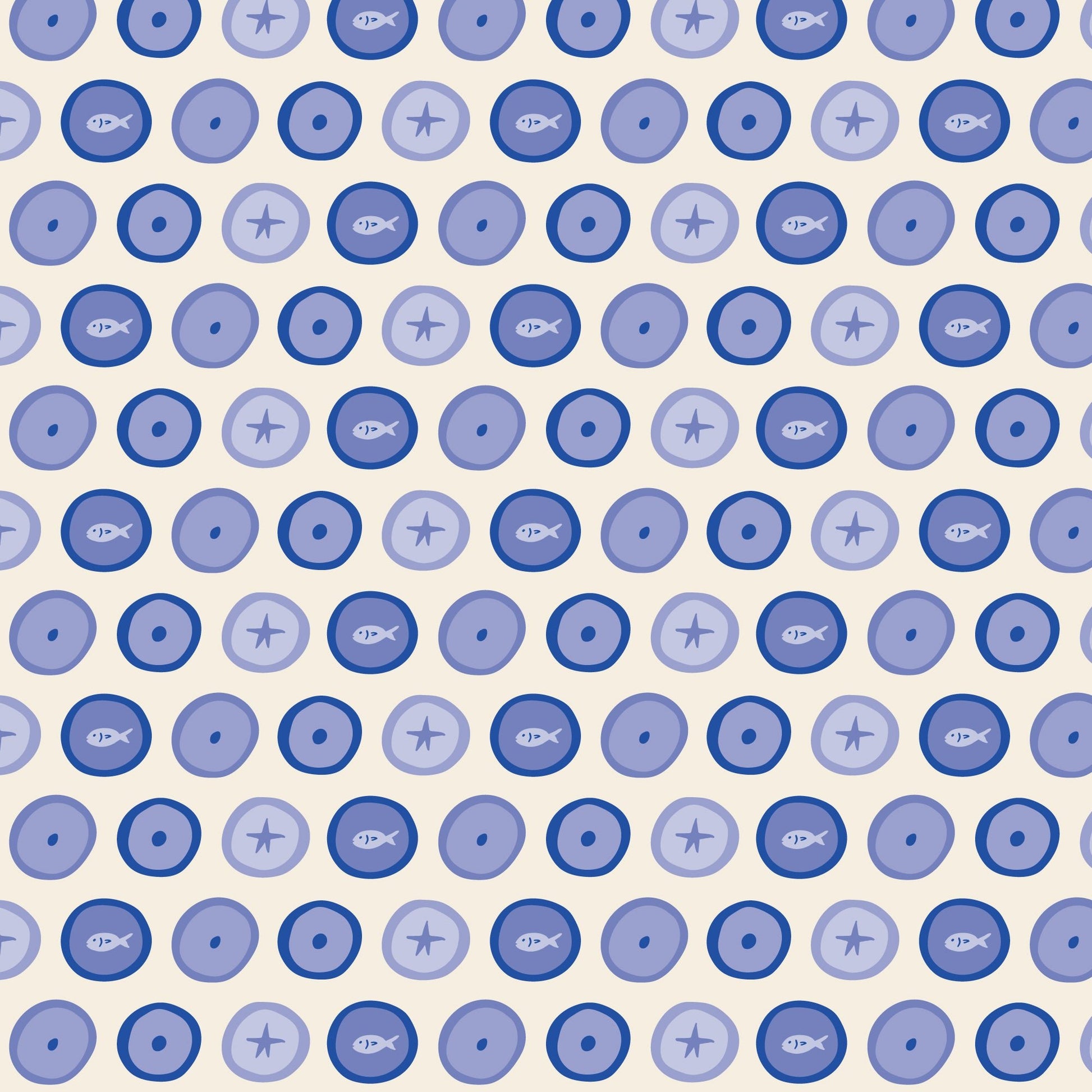 Festival Shields - Ivory - The Iliad - Aidi Riera - Cloud 9 Fabrics - Poplin - Simplifi Fabric