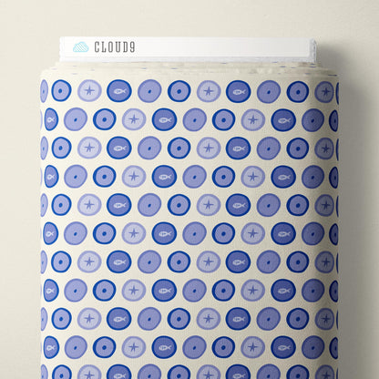 Festival Shields - Ivory - The Iliad - Aidi Riera - Cloud 9 Fabrics - Poplin - Simplifi Fabric