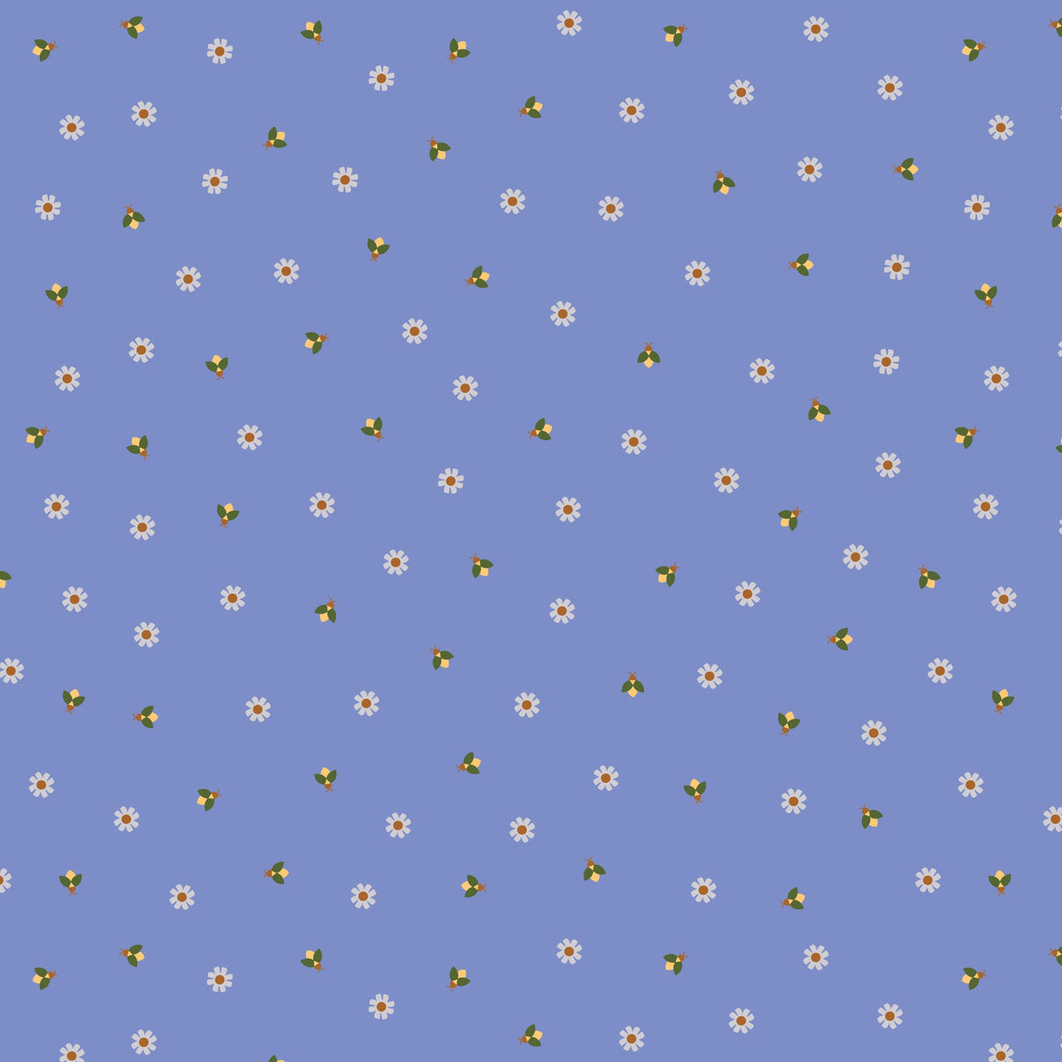 Firefly Twilight - Blue - Firefly Moon - Leah Duncan - Cloud 9 Fabrics - Poplin - Simplifi Fabric