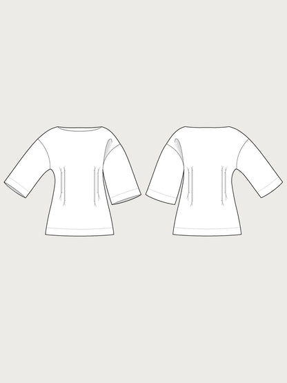 Fitted Waist T-Shirt Pattern - The Assembly Line - Simplifi Fabric