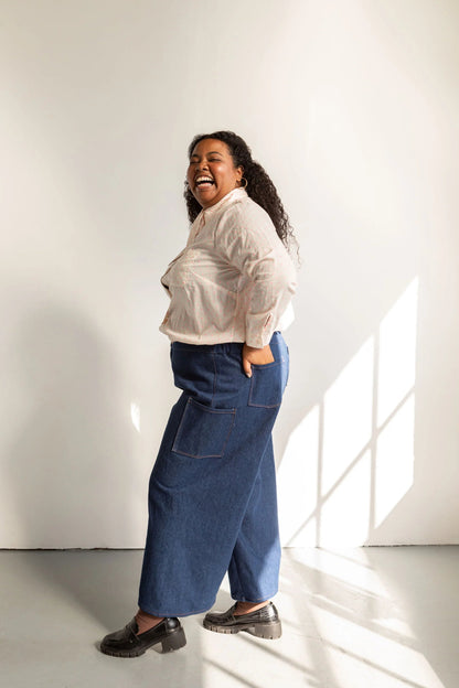 Flaneur Pants Pattern - Friday Pattern Company - Simplifi Fabric