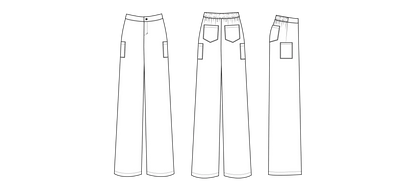 Flaneur Pants Pattern - Friday Pattern Company - Simplifi Fabric