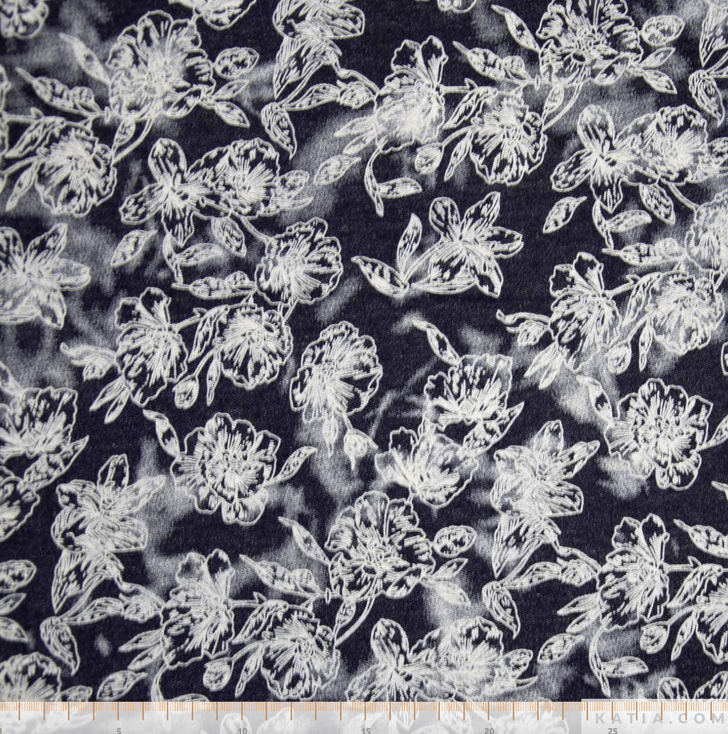 Floral Denim - Katia - Simplifi Fabric