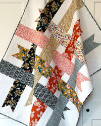 Flowing Leaves - Flower Garden - Hang Tight Studio - Cloud 9 Fabrics - Poplin
