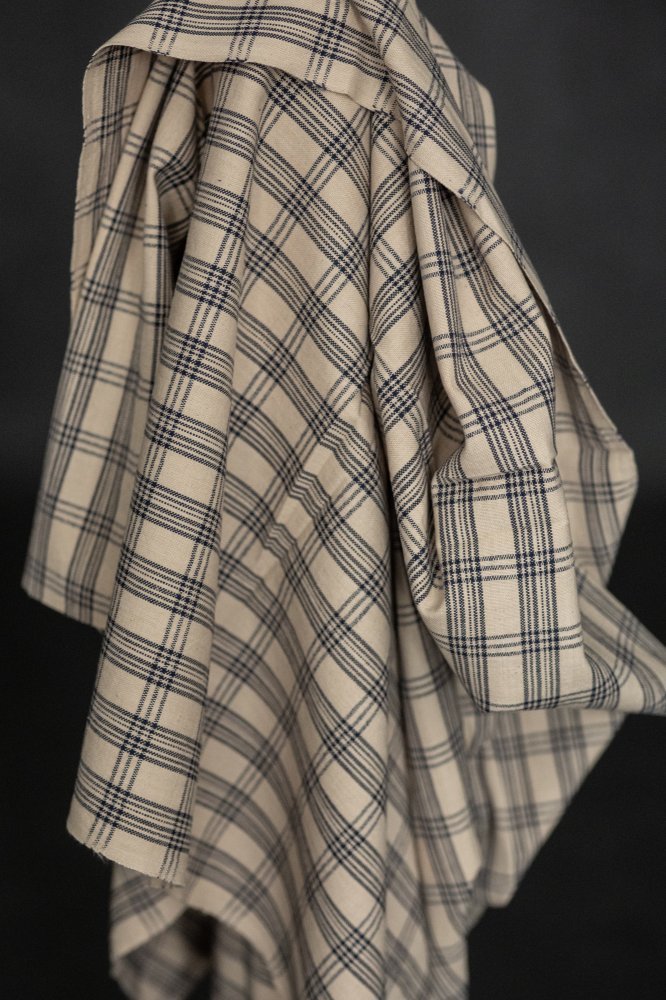 Freddie Check Handwoven Indian Cotton - Merchant & Mills - Simplifi Fabric