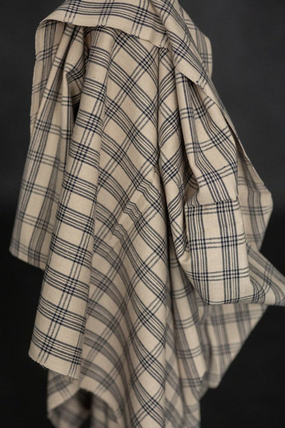 Freddie Check Handwoven Indian Cotton - Merchant & Mills - Simplifi Fabric