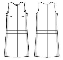 Gambit Dress - Paper Sewing Pattern - Sew Different - Simplifi Fabric