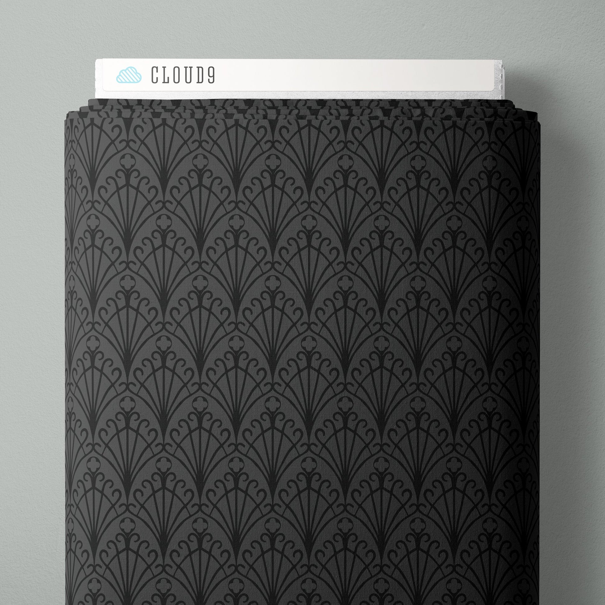 Garden Gate - Ebony - Twilight Reverie - Lisee Ree Designs - Cloud 9 Fabrics - Poplin - Simplifi Fabric