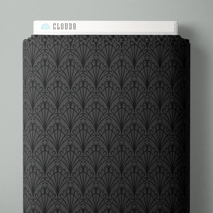 Garden Gate - Ebony - Twilight Reverie - Lisee Ree Designs - Cloud 9 Fabrics - Poplin - Simplifi Fabric