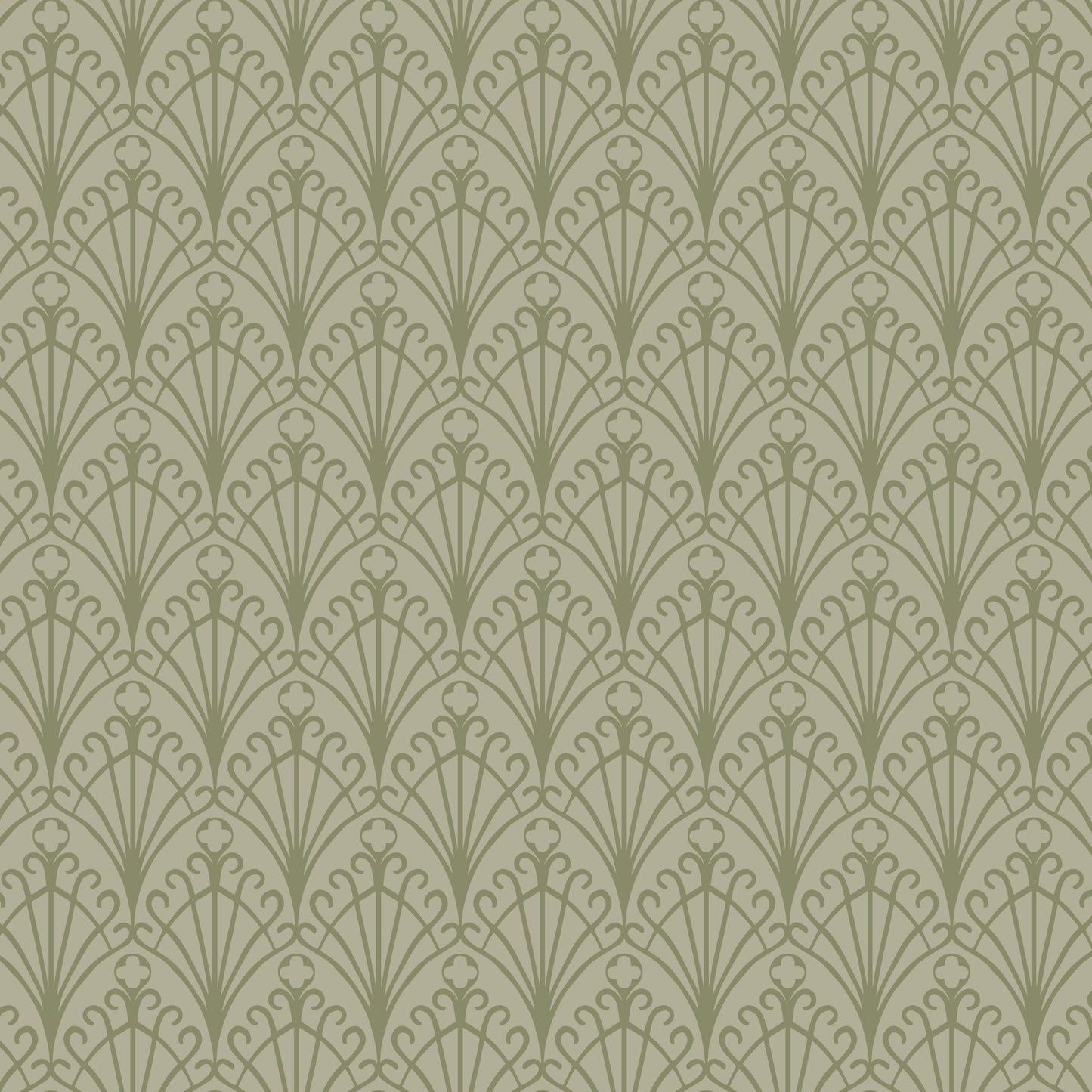 Garden Gate - Moss - Twilight Reverie - Lisee Ree Designs - Cloud 9 Fabrics - Poplin - Simplifi Fabric