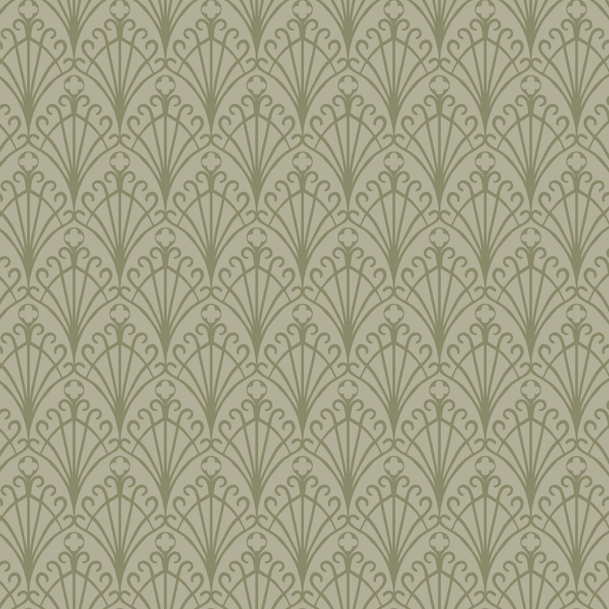 Garden Gate - Moss - Twilight Reverie - Lisee Ree Designs - Cloud 9 Fabrics - Poplin - Simplifi Fabric