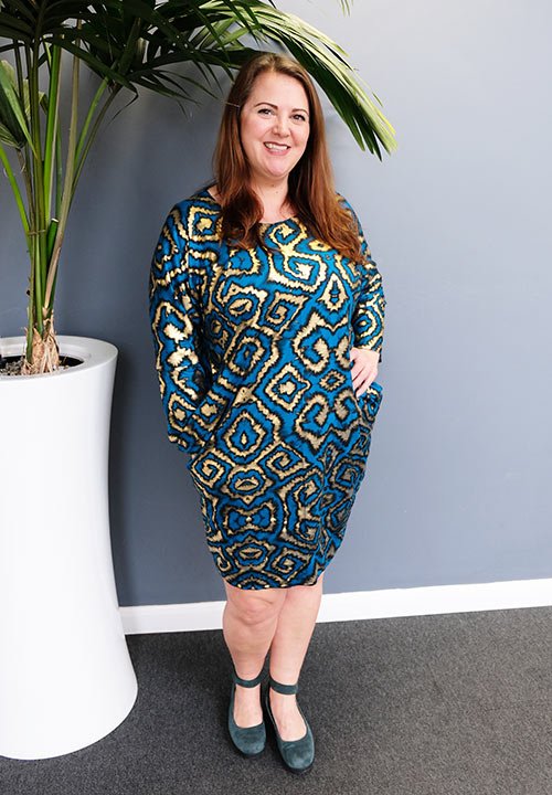 Geo Dress - Paper Sewing Pattern - Sew Different - Simplifi Fabric