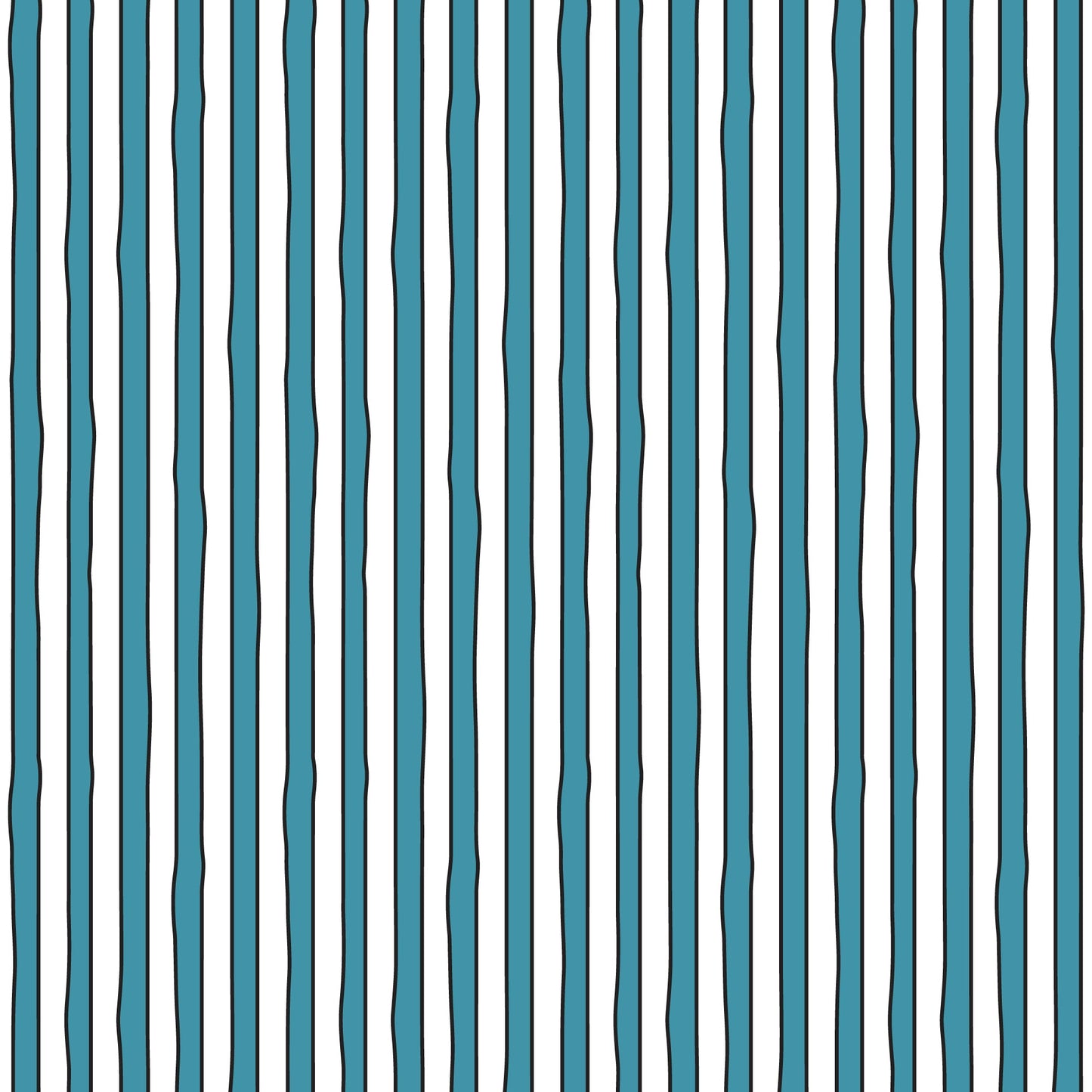 GNM Stripe - White/Blue - Goodnight Moon - Margaret Wise Brown - Cloud 9 Fabrics - Poplin - Simplifi Fabric