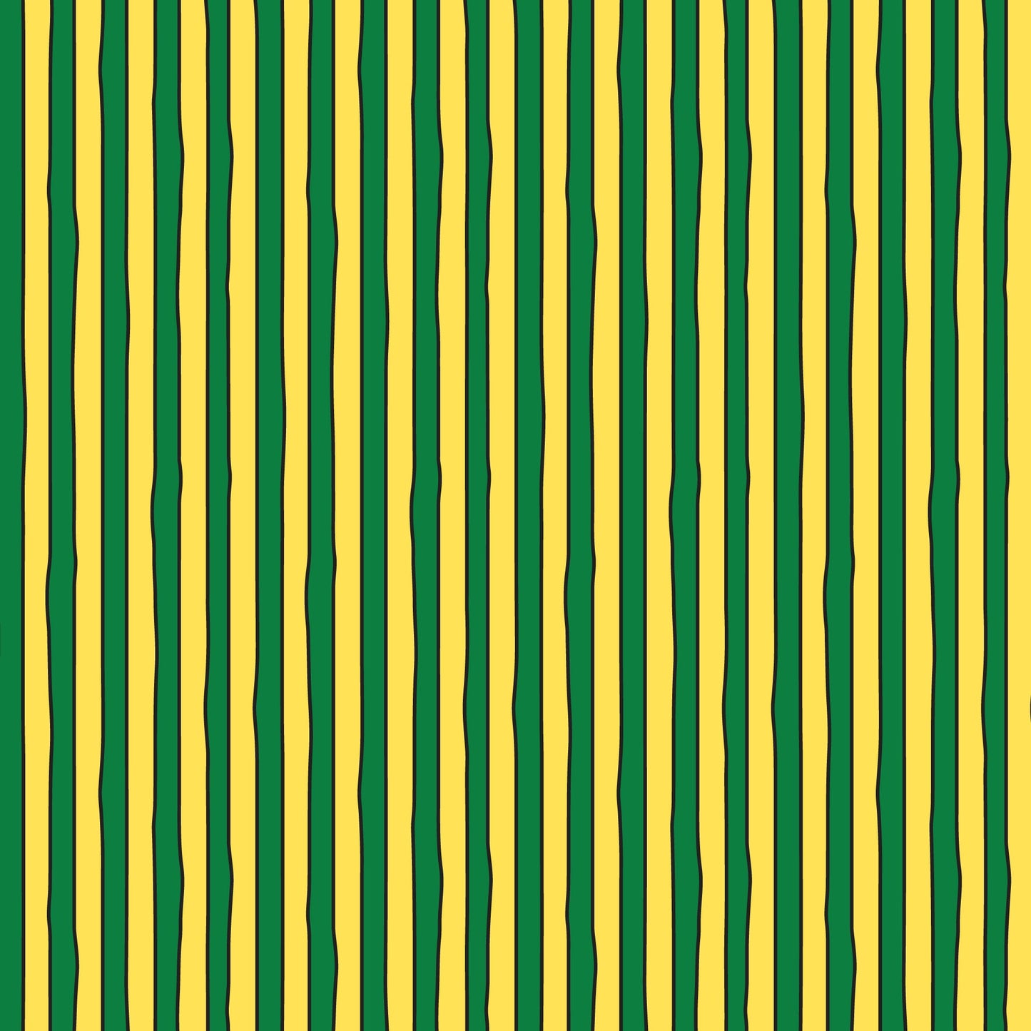 GNM Stripe - Yellow/Green - Goodnight Moon - Margaret Wise Brown - Cloud 9 Fabrics - Poplin - Simplifi Fabric