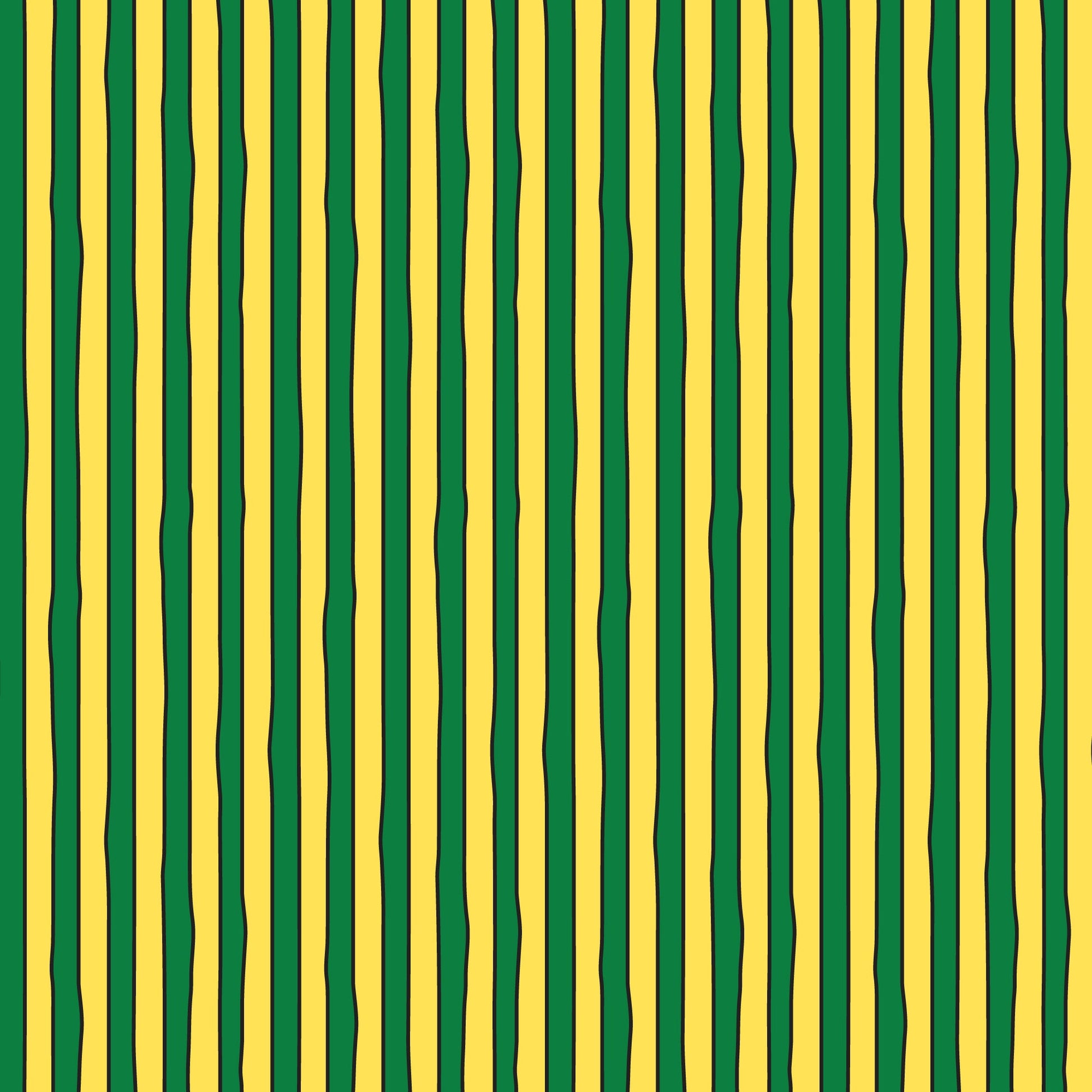 GNM Stripe - Yellow/Green - Goodnight Moon - Margaret Wise Brown - Cloud 9 Fabrics - Poplin - Simplifi Fabric