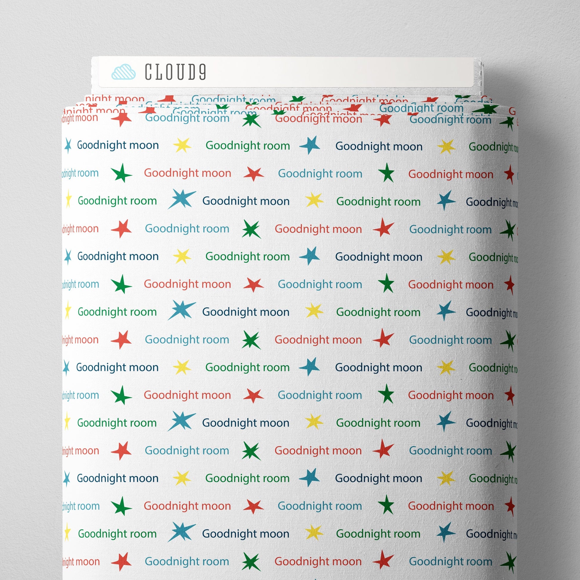 Goodnight Wishes - White/Multi - Goodnight Moon - Margaret Wise Brown - Cloud 9 Fabrics - Poplin - Simplifi Fabric
