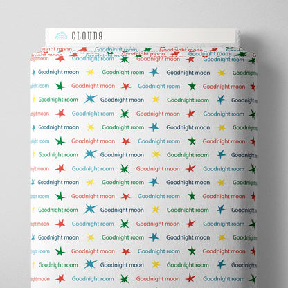 Goodnight Wishes - White/Multi - Goodnight Moon - Margaret Wise Brown - Cloud 9 Fabrics - Poplin - Simplifi Fabric