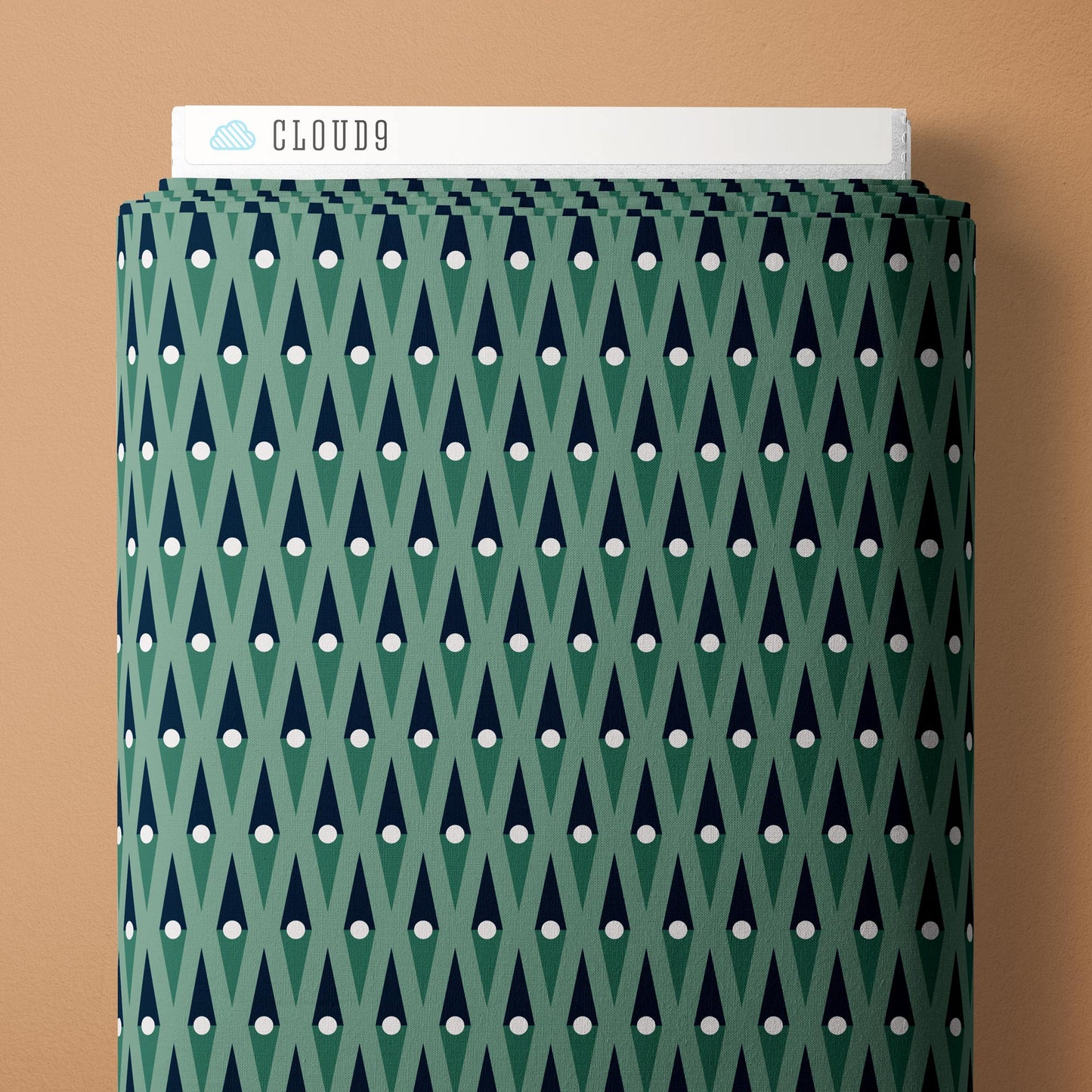Head North - Green - Backwoods and Boots - Softly Studio - Cloud 9 Fabrics - Poplin - Simplifi Fabric
