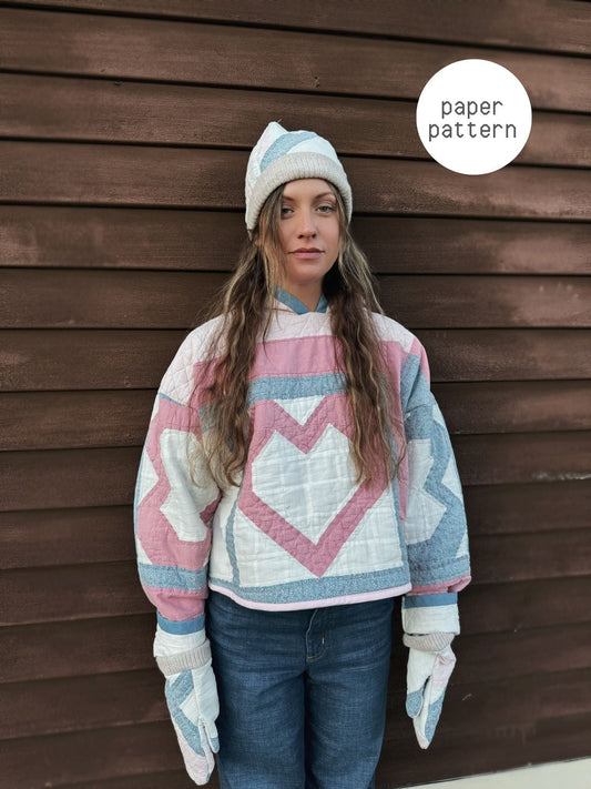 Hoodie - Paper Pattern - Hot Girl Quilting - Simplifi Fabric