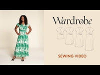 Mirri Wrap Dress Womens Paper Pattern - Wardrobe by Me