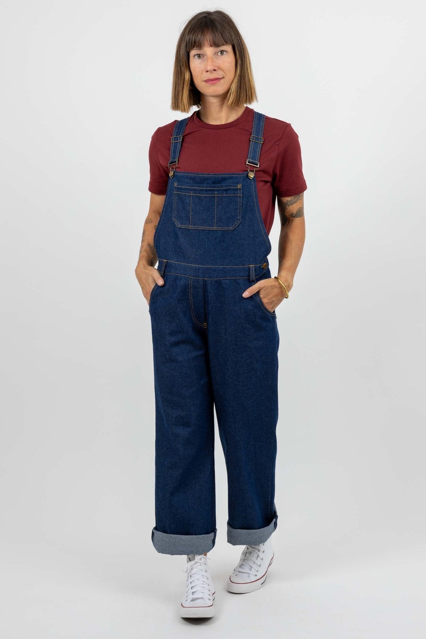 I am DIAMOND - Overalls Pattern - I AM PATTERNS - Simplifi Fabric