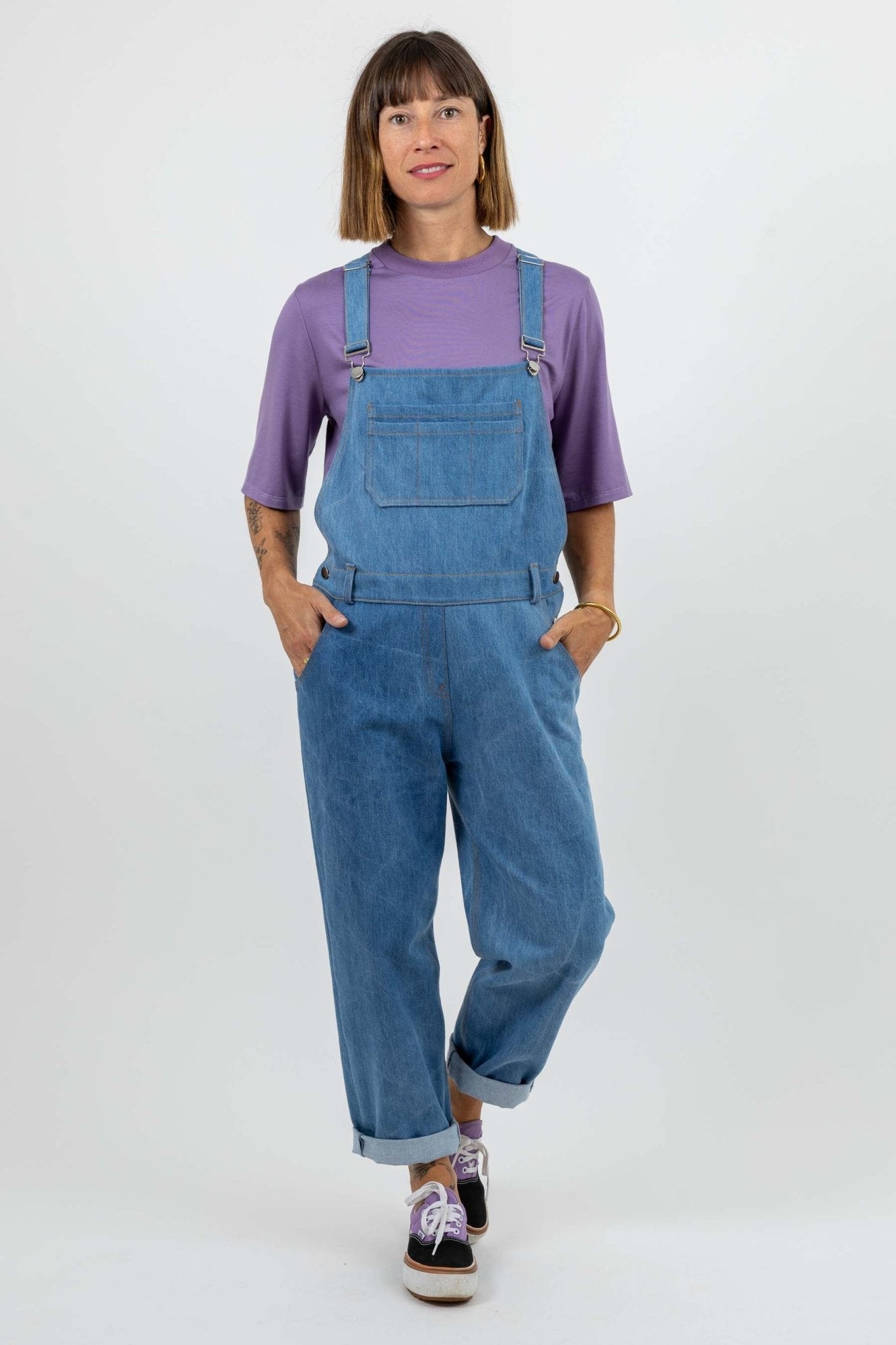 I am DIAMOND - Overalls Pattern - I AM PATTERNS - Simplifi Fabric