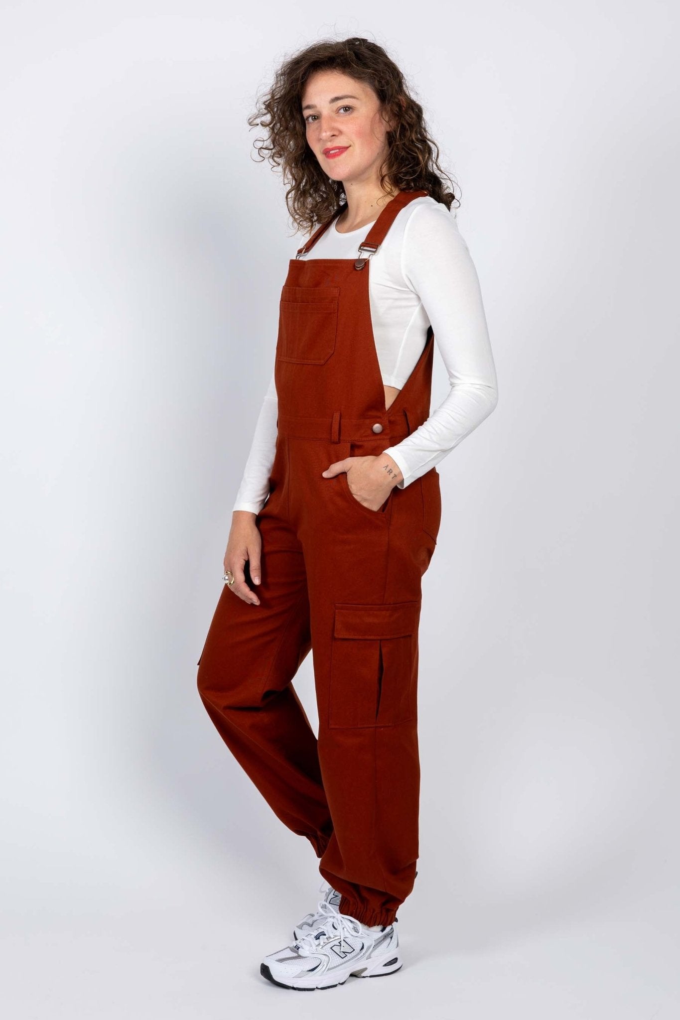 I am DIAMOND - Overalls Pattern - I AM PATTERNS - Simplifi Fabric