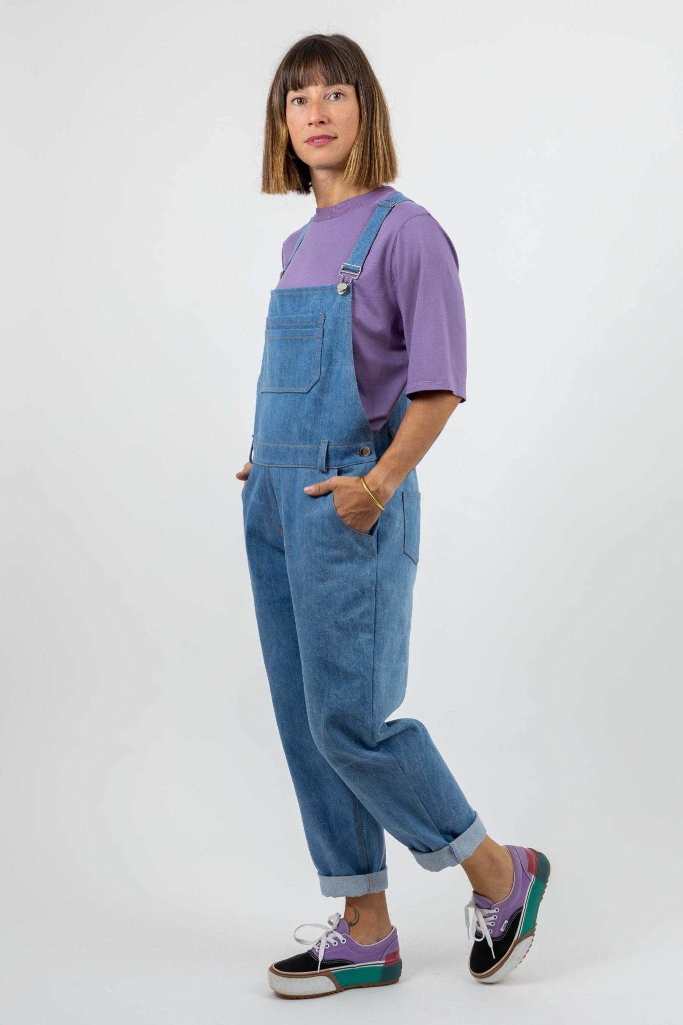 I am DIAMOND - Overalls Pattern - I AM PATTERNS - Simplifi Fabric