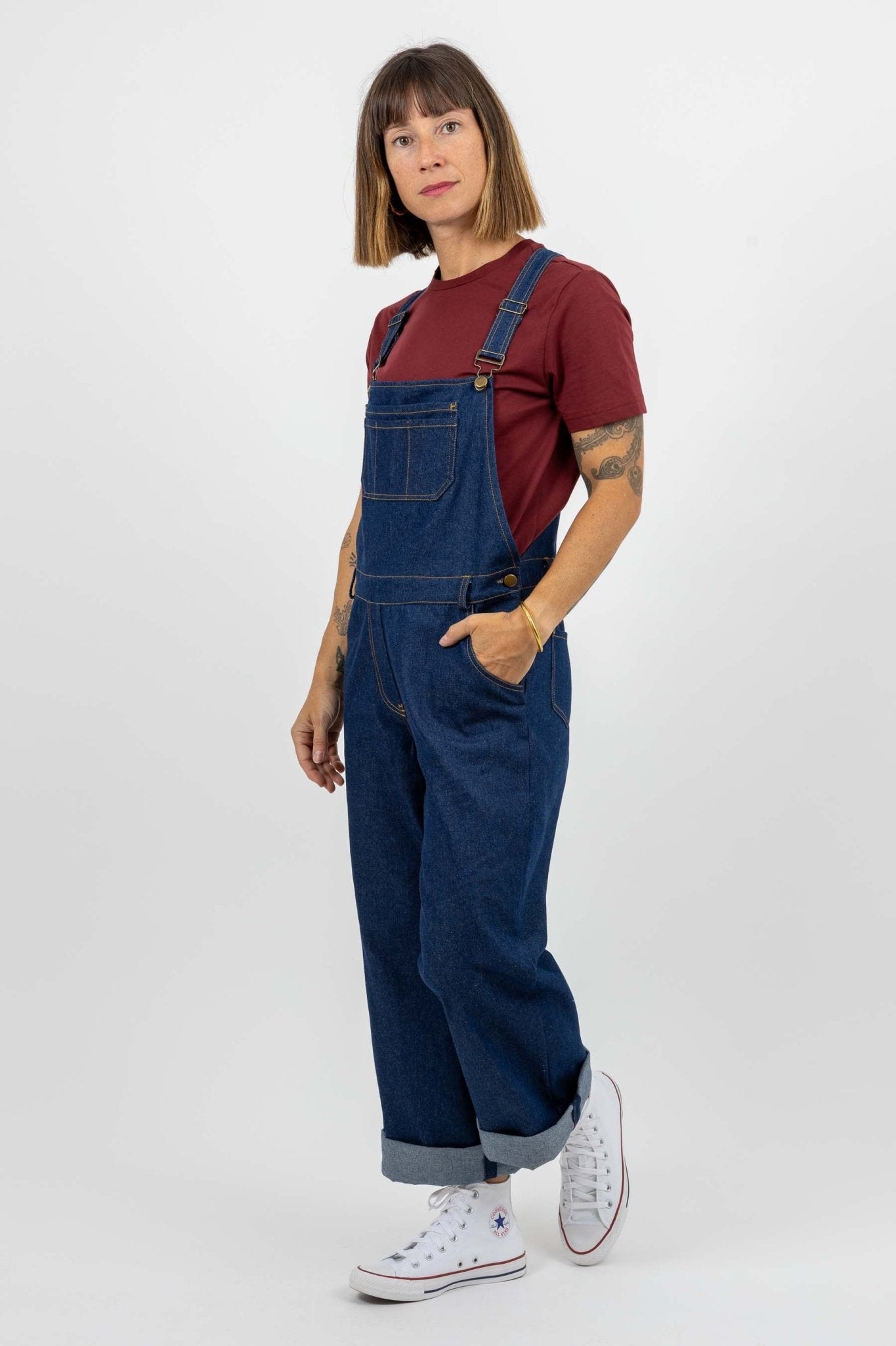 I am DIAMOND - Overalls Pattern - I AM PATTERNS - Simplifi Fabric