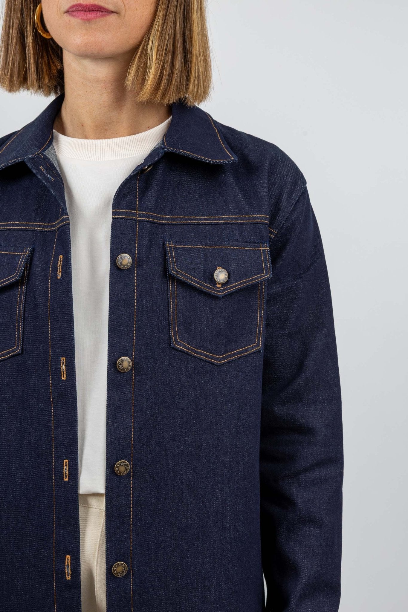 I am GOLD - Denim Jacket Pattern - I AM PATTERNS - Simplifi Fabric