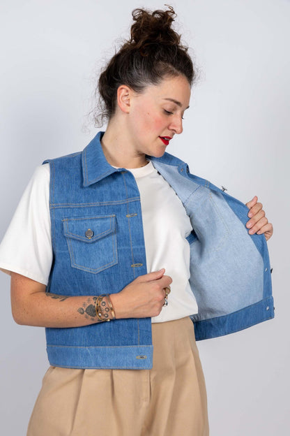 I am GOLD - Denim Jacket Pattern - I AM PATTERNS - Simplifi Fabric