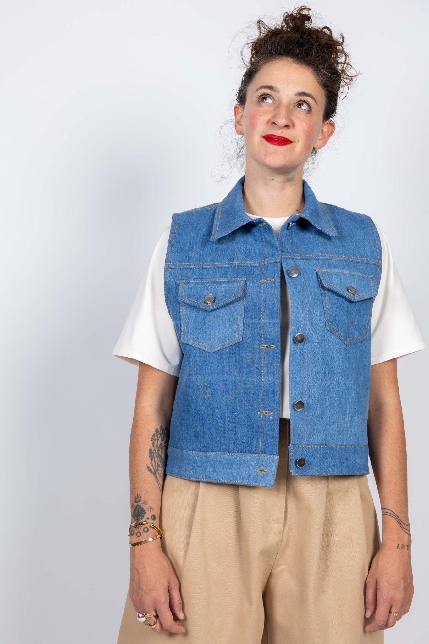 I am GOLD - Denim Jacket Pattern - I AM PATTERNS - Simplifi Fabric