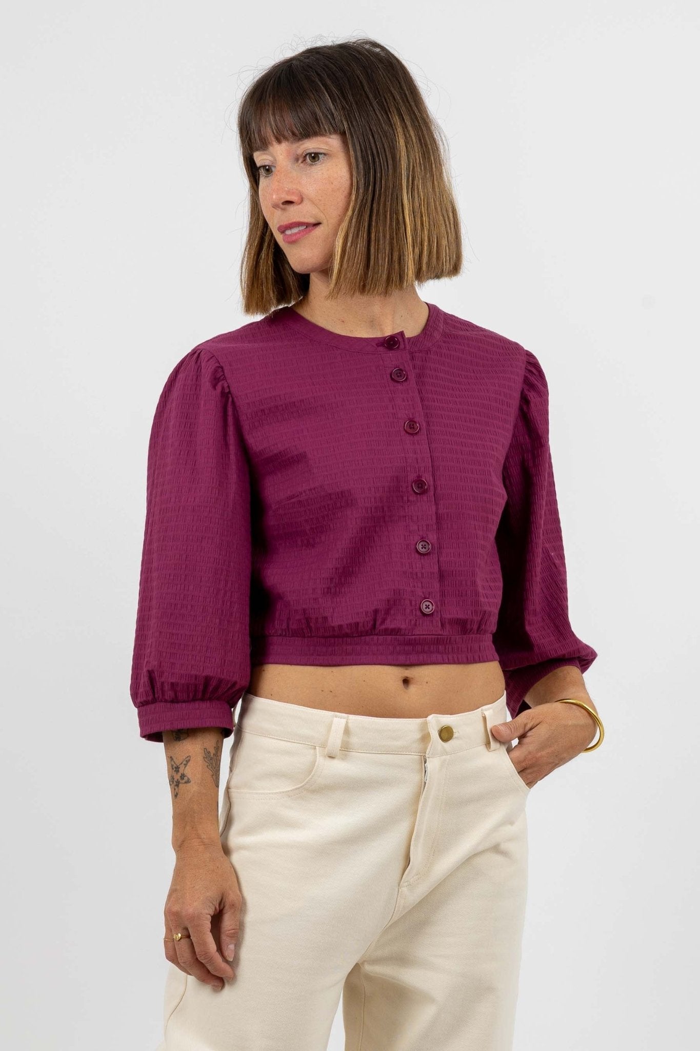 I am PEARL - Blouse Pattern - I AM PATTERNS - Simplifi Fabric