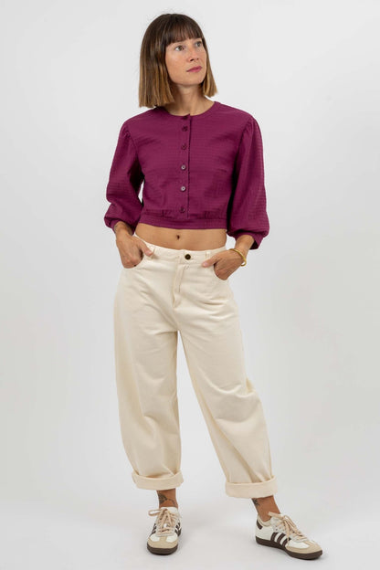 I am PEARL - Blouse Pattern - I AM PATTERNS - Simplifi Fabric