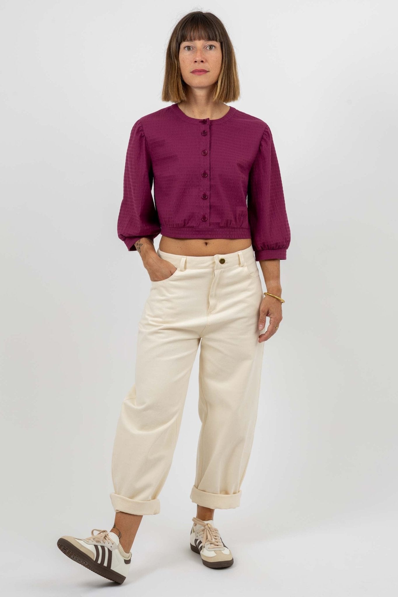 I am PEARL - Blouse Pattern - I AM PATTERNS - Simplifi Fabric