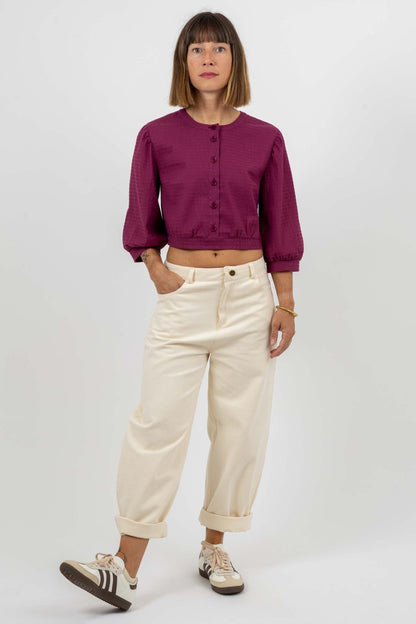 I am PEARL - Blouse Pattern - I AM PATTERNS - Simplifi Fabric