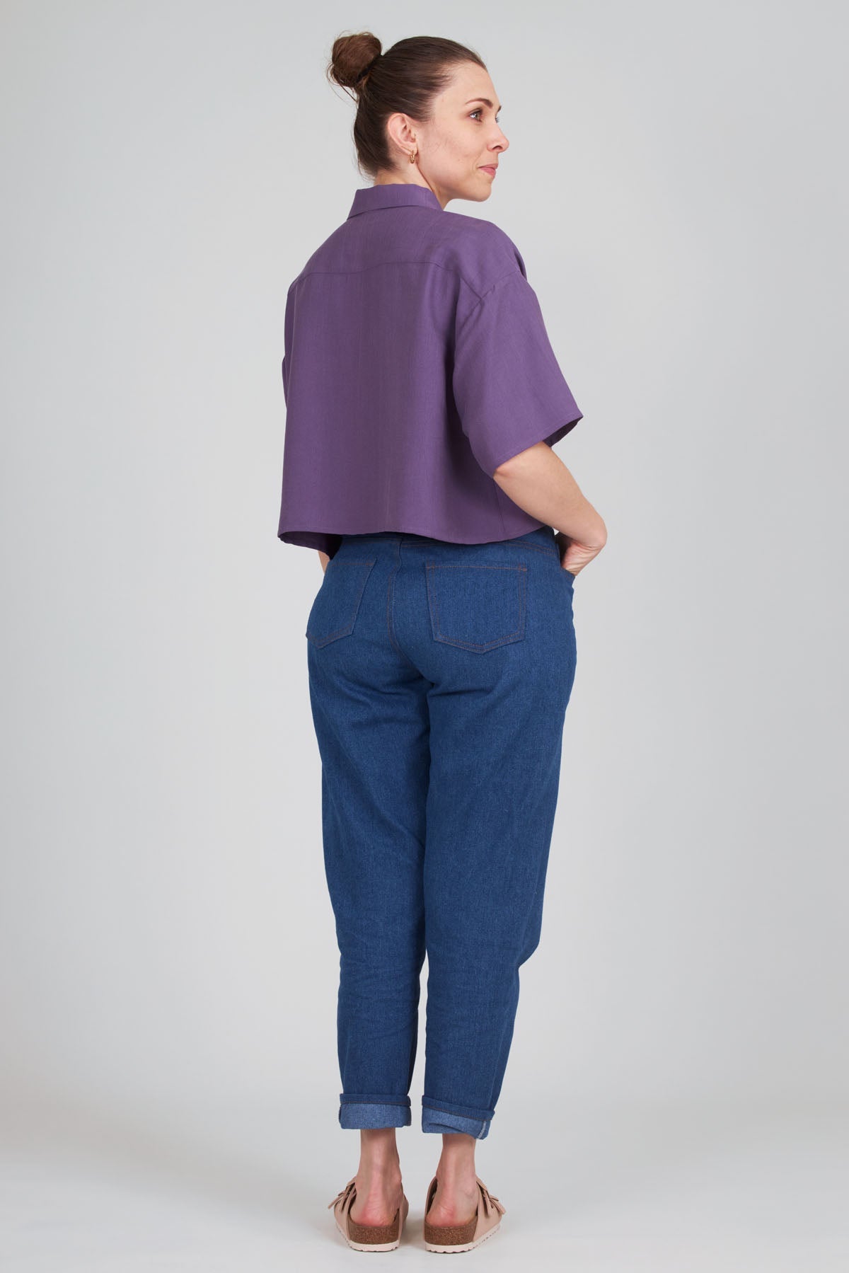 I am ROSE - Oversized Double - Breasted Blazer Pattern - I AM PATTERNS - Simplifi Fabric