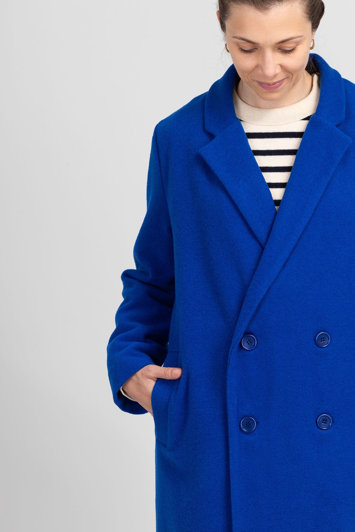 I am ROSE - Oversized Double - Breasted Blazer Pattern - I AM PATTERNS - Simplifi Fabric