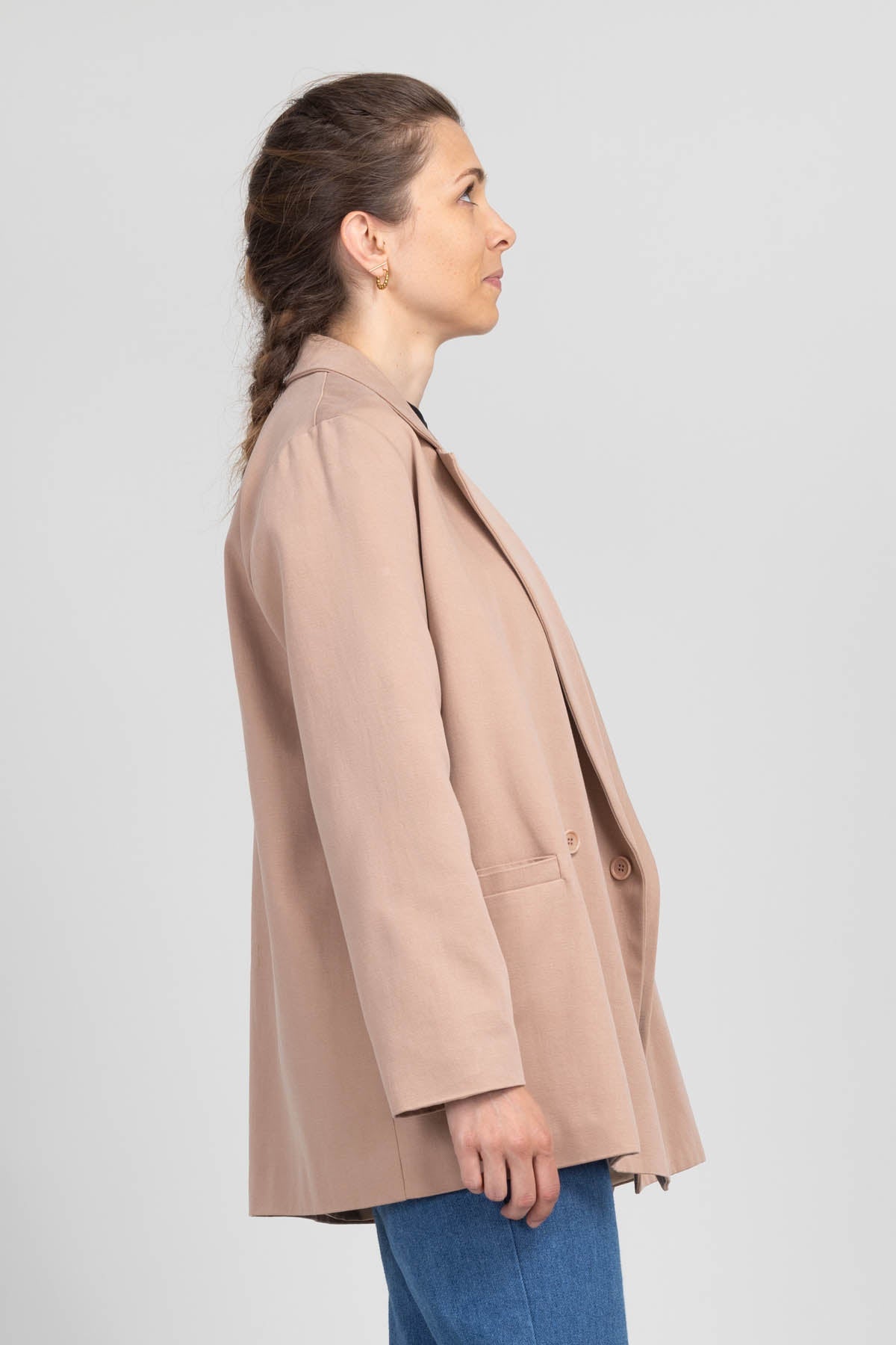 I am ROSE - Oversized Double - Breasted Blazer Pattern - I AM PATTERNS - Simplifi Fabric