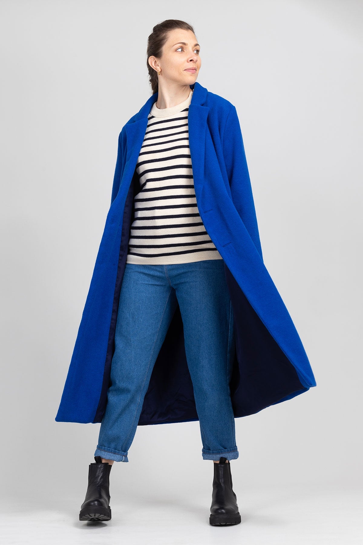 I am ROSE - Oversized Double - Breasted Blazer Pattern - I AM PATTERNS - Simplifi Fabric