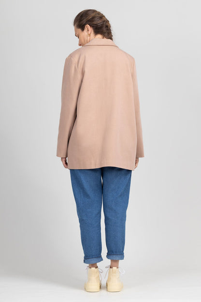 I am ROSE - Oversized Double - Breasted Blazer Pattern - I AM PATTERNS - Simplifi Fabric