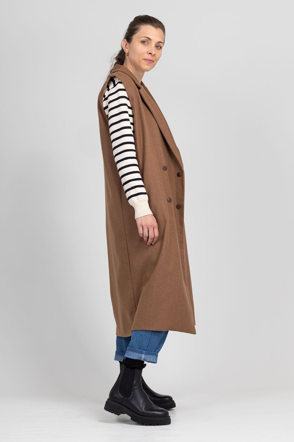 I am ROSE - Oversized Double - Breasted Blazer Pattern - I AM PATTERNS - Simplifi Fabric