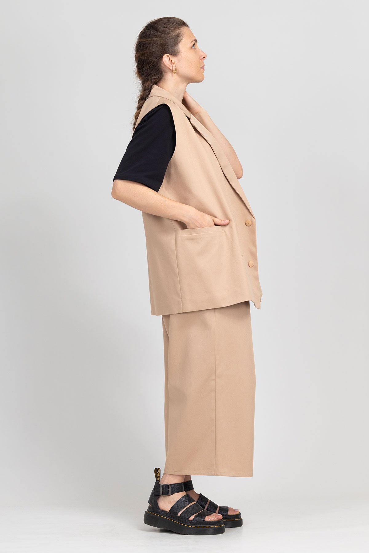 I am ROSE - Oversized Double - Breasted Blazer Pattern - I AM PATTERNS - Simplifi Fabric