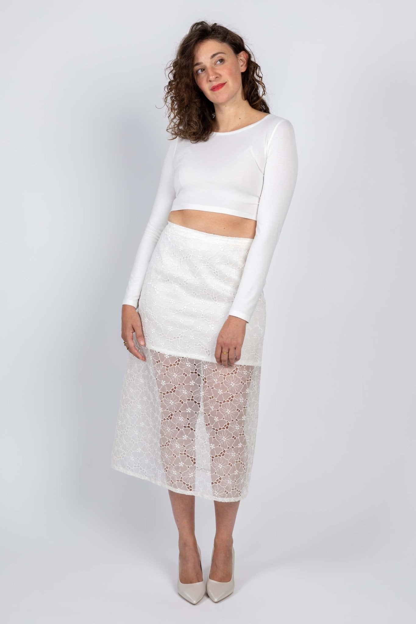 I am RUBY - Denim Skirt Pattern - I AM PATTERNS - Simplifi Fabric