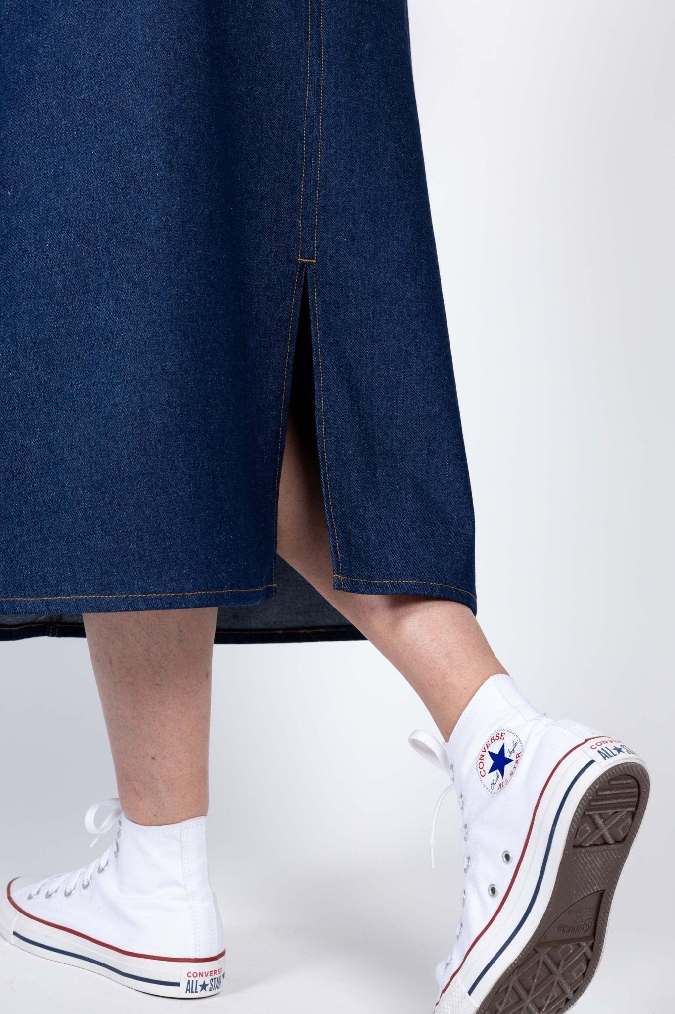 I am RUBY - Denim Skirt Pattern - I AM PATTERNS - Simplifi Fabric