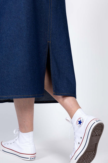 I am RUBY - Denim Skirt Pattern - I AM PATTERNS - Simplifi Fabric